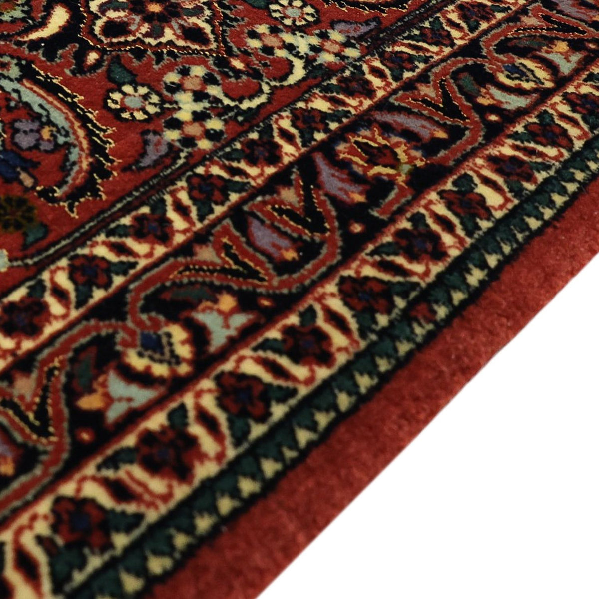 Alfombra persa - Bidjar - Real - 286 x 255 cm - azul oscuro