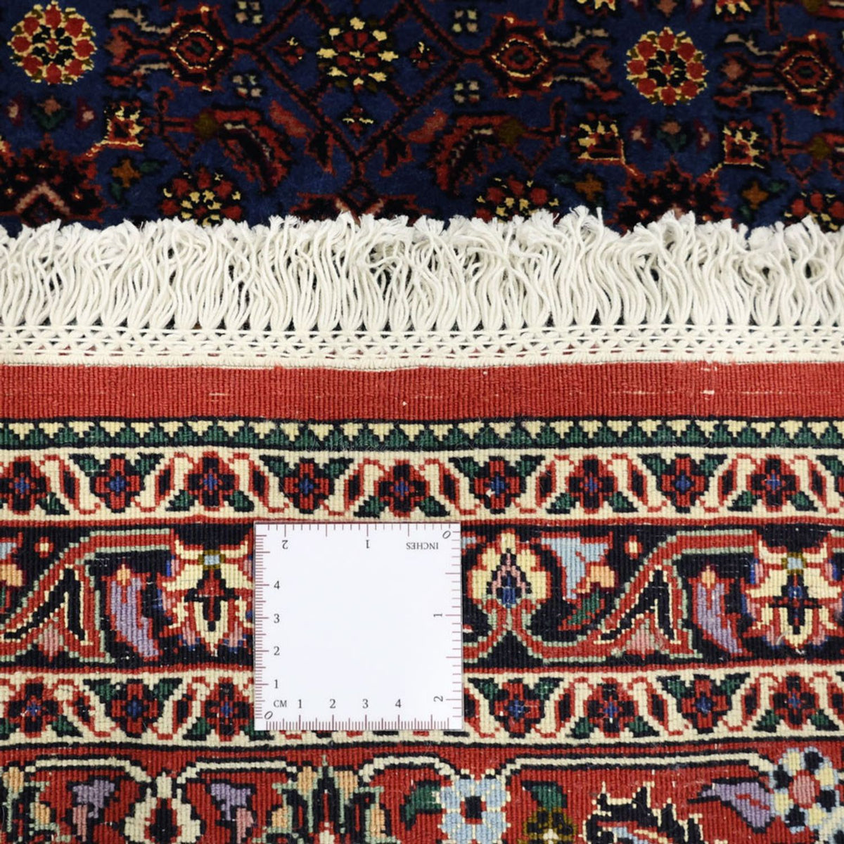 Alfombra persa - Bidjar - Real - 286 x 255 cm - azul oscuro