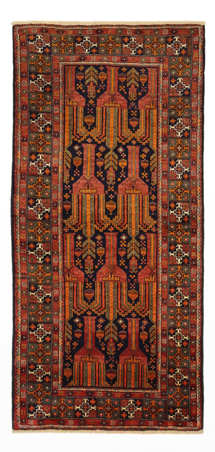 Alfombra de pasillo Alfombra Belutsch - 237 x 113 cm - terracota