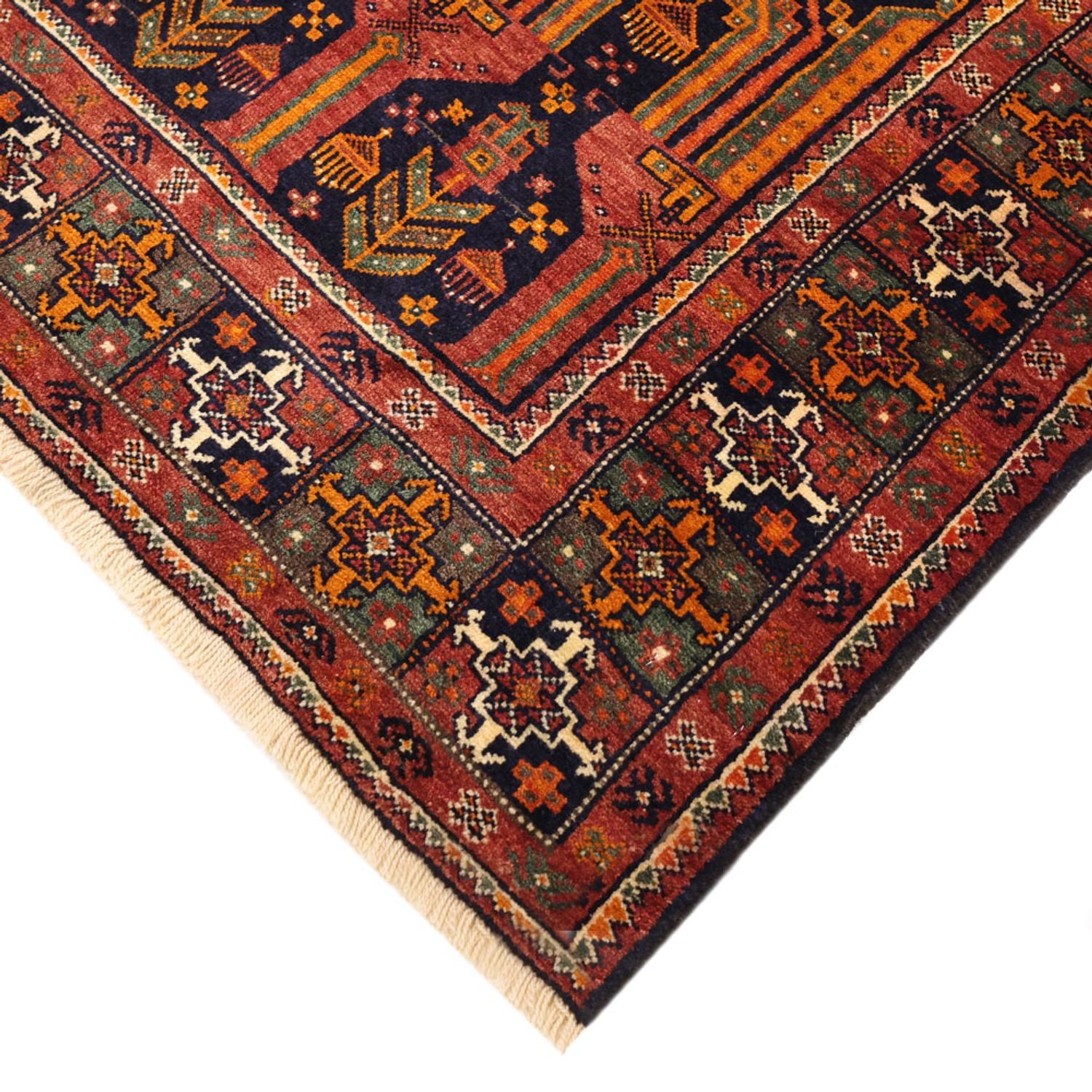 Alfombra de pasillo Alfombra Belutsch - 237 x 113 cm - terracota