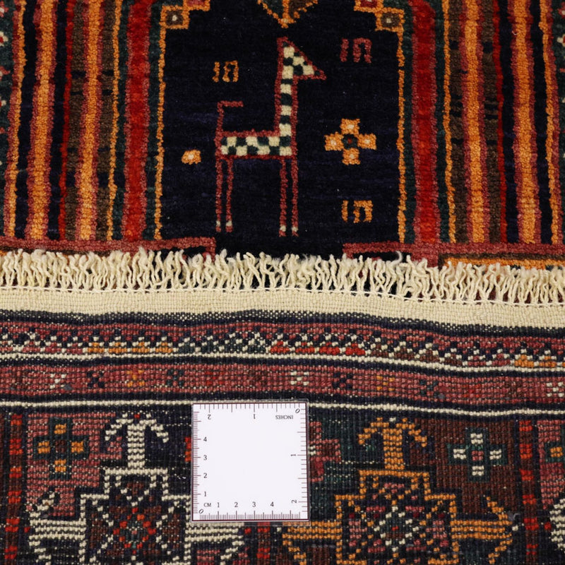 Alfombra de pasillo Alfombra Belutsch - 251 x 128 cm - rojo oscuro