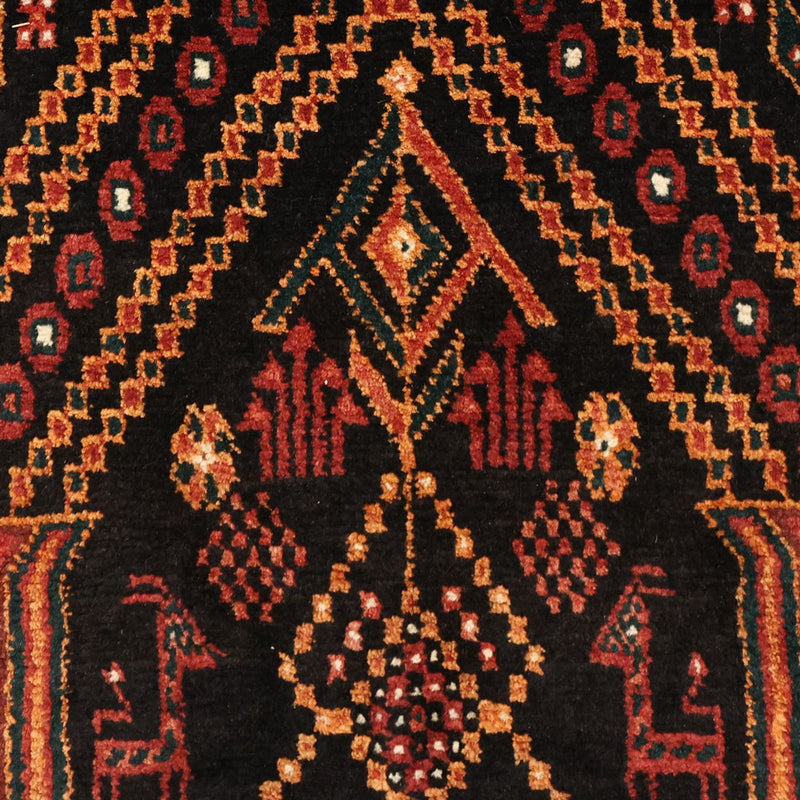 Alfombra Belutsch - 219 x 119 cm - rojo oscuro