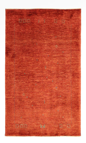 Alfombra Gabbeh - Persa Kashkuli - 127 x 78 cm - naranja