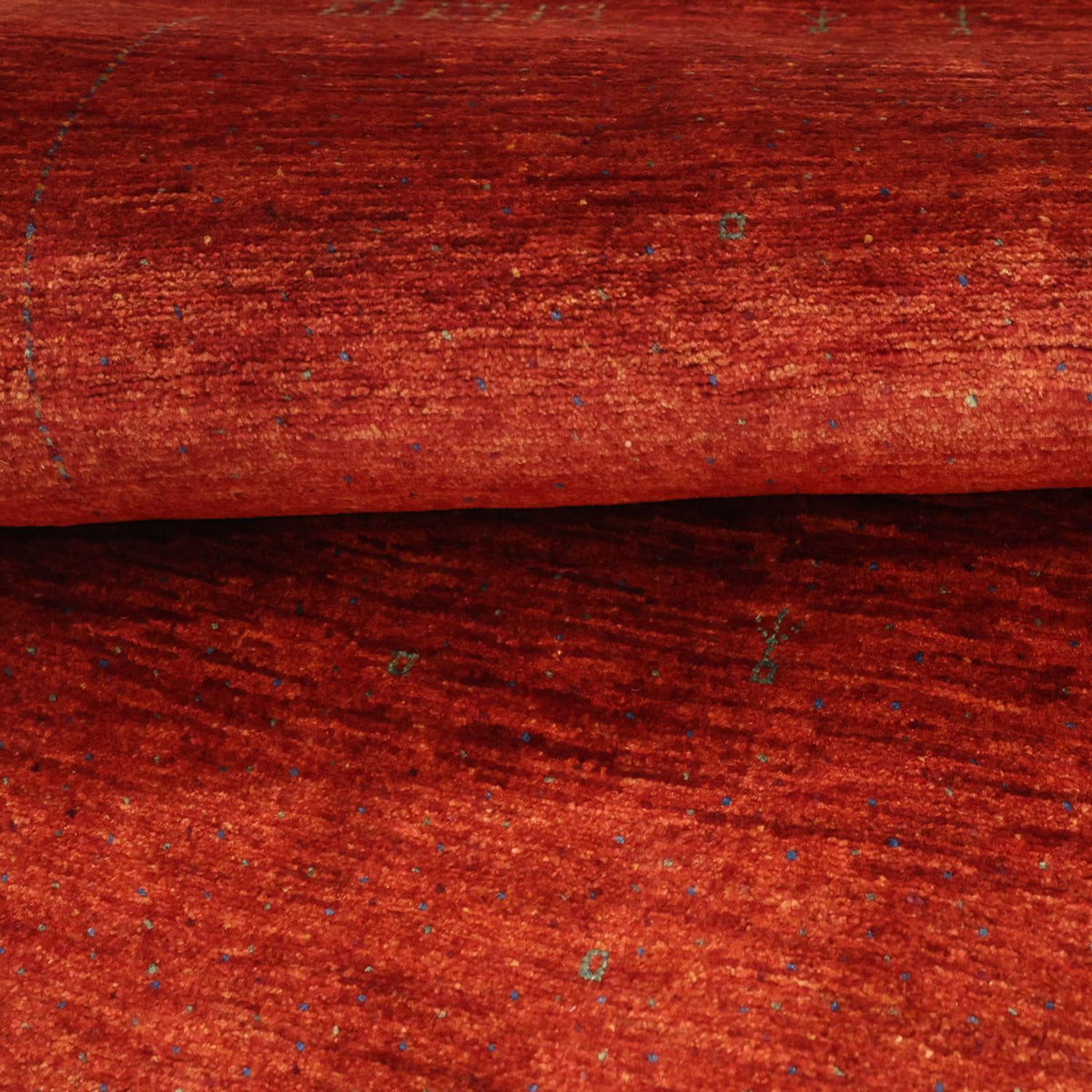 Alfombra Gabbeh - Persa Kashkuli - 127 x 78 cm - naranja