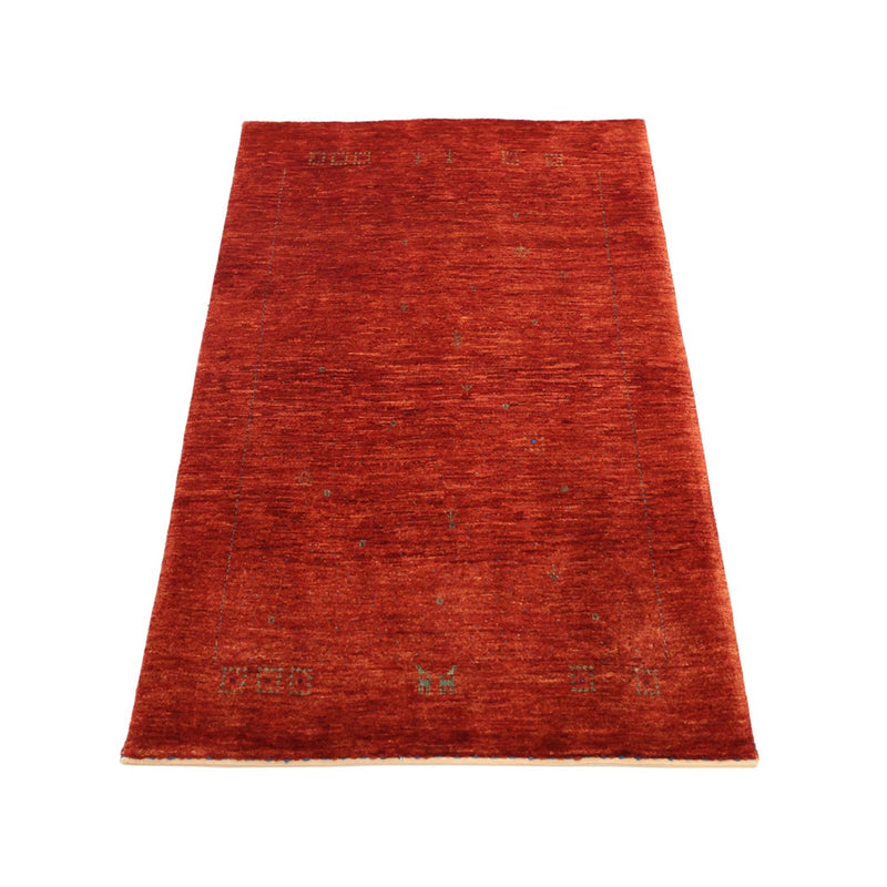 Alfombra Gabbeh - Persa Kashkuli - 127 x 78 cm - naranja