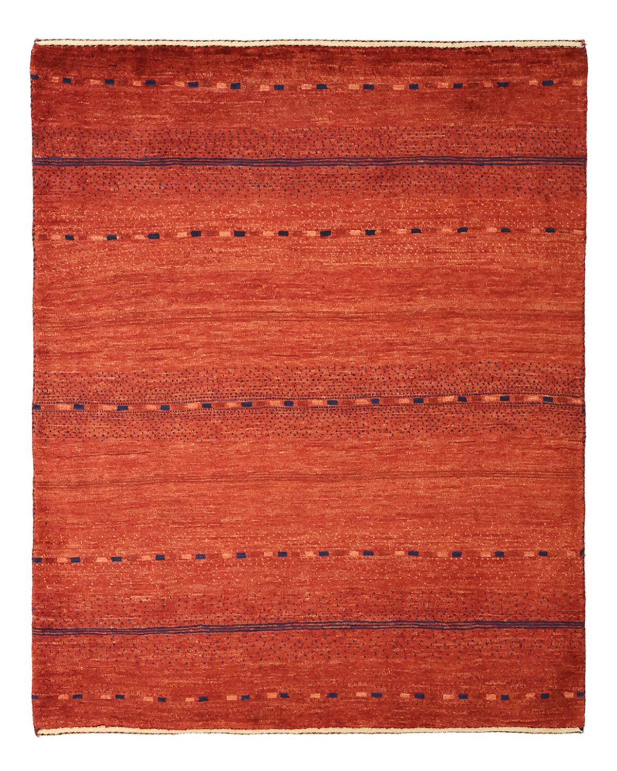 Alfombra Gabbeh - Persa Kashkuli - 119 x 96 cm - rojo oscuro