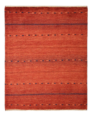 Alfombra Gabbeh - Persa Kashkuli - 119 x 96 cm - rojo oscuro
