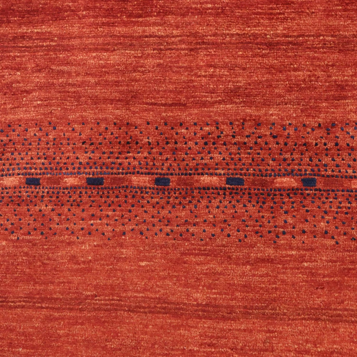 Alfombra Gabbeh - Persa Kashkuli - 119 x 96 cm - rojo oscuro