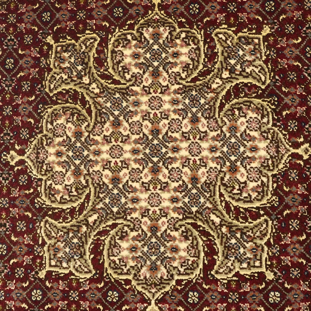Alfombra Persa - Tabriz - Real - Real - 112 x 59 cm - beige oscuro