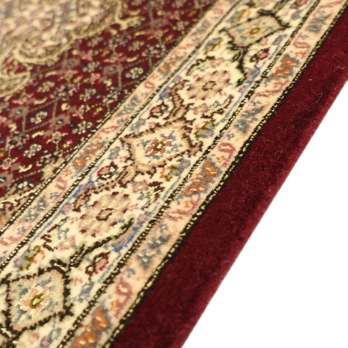 Alfombra Persa - Tabriz - Real - Real - 112 x 59 cm - beige oscuro