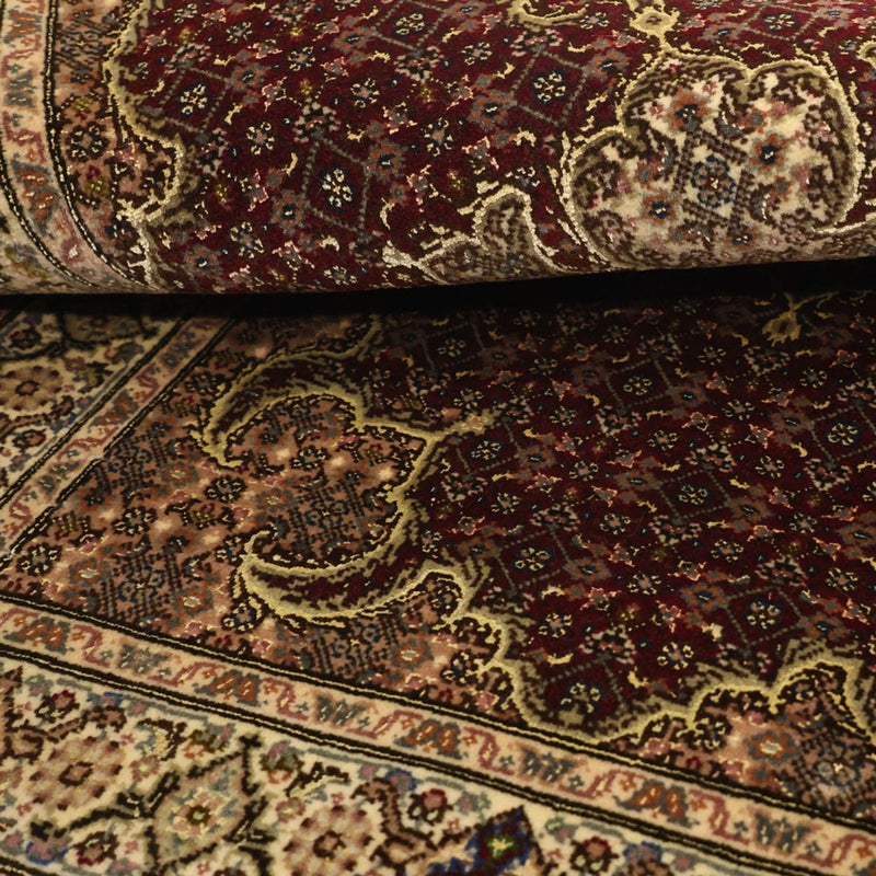 Alfombra Persa - Tabriz - Real - Real - 112 x 59 cm - beige oscuro