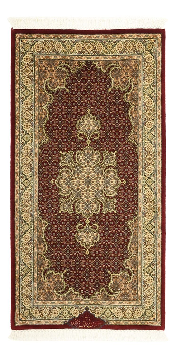 Alfombra Persa - Tabriz - Real - Real - 111 x 57 cm - beige oscuro