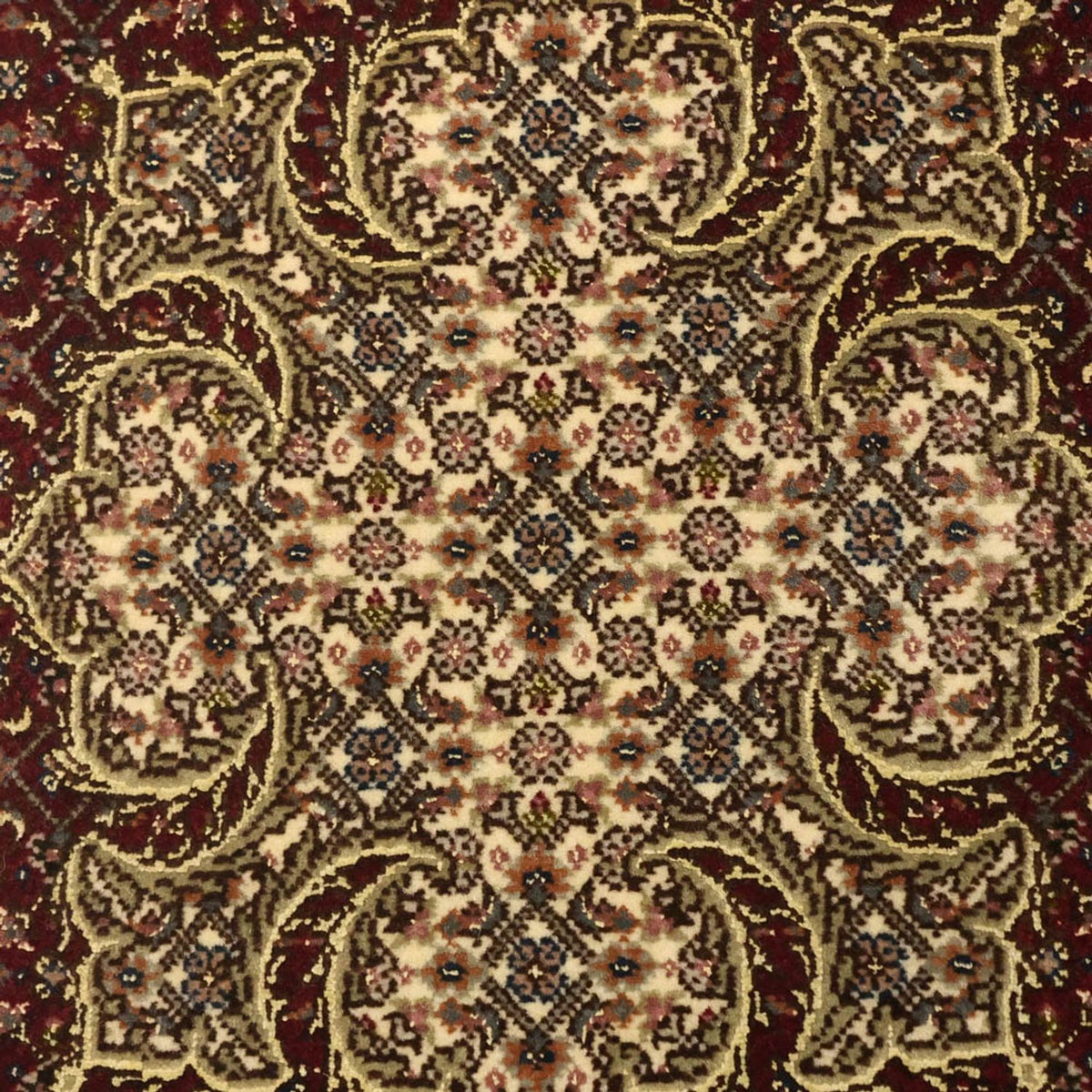 Alfombra Persa - Tabriz - Real - Real - 111 x 57 cm - beige oscuro