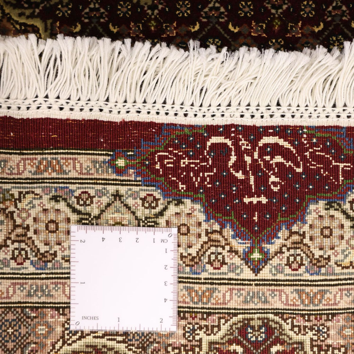 Alfombra Persa - Tabriz - Real - Real - 111 x 57 cm - beige oscuro