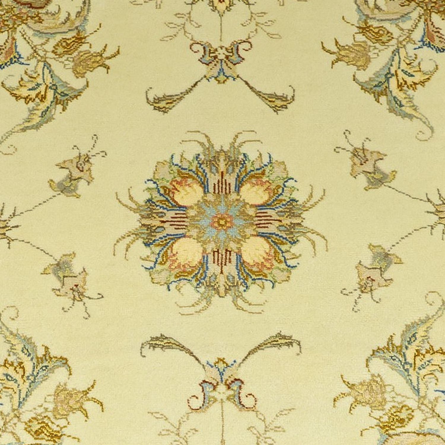 Alfombra persa - Tabriz - Real - 203 x 145 cm - beige