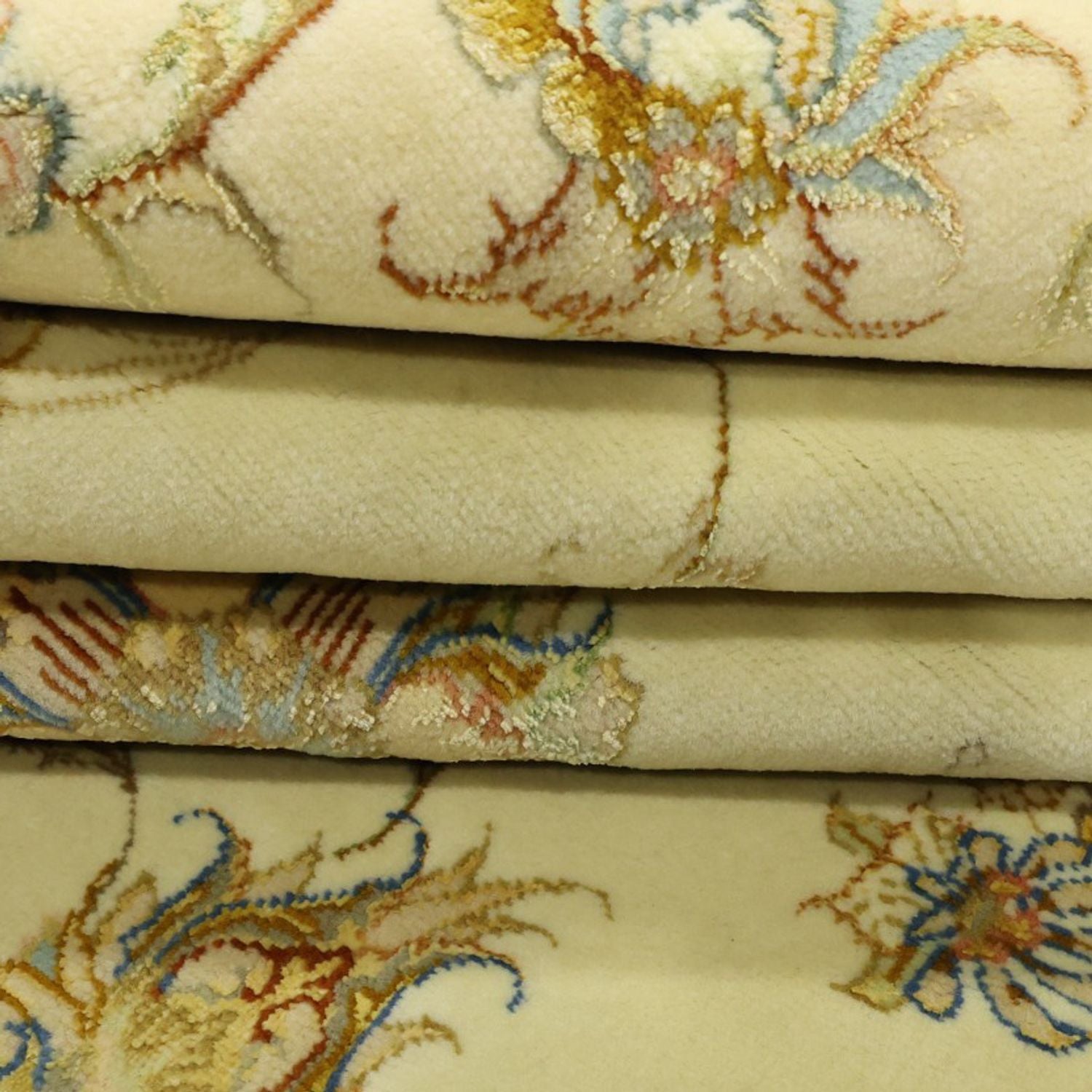 Alfombra persa - Tabriz - Real - 203 x 145 cm - beige