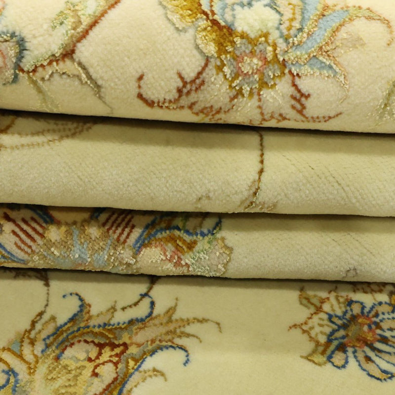 Alfombra persa - Tabriz - Real - 203 x 145 cm - beige