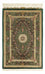 Alfombra persa - Ghom - Real - 156 x 99 cm - beige oscuro