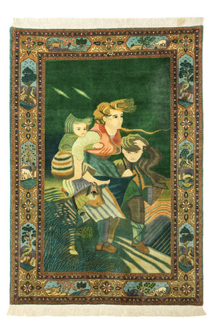 Alfombra Persa - Tabriz - Real - 153 x 103 cm - multicolor