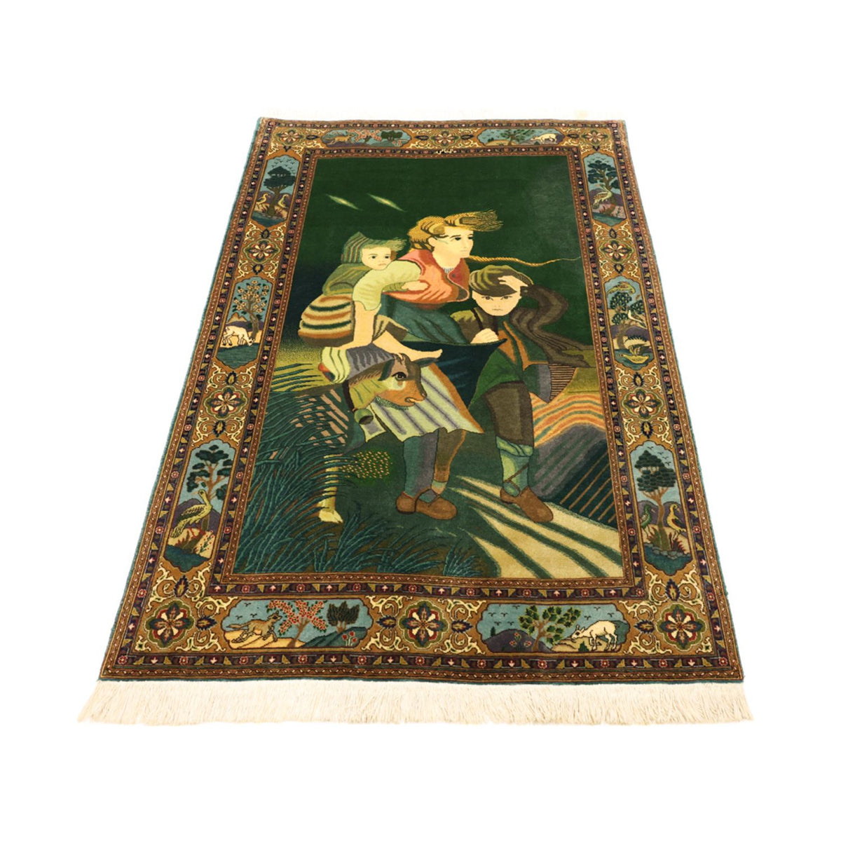 Alfombra Persa - Tabriz - Real - 153 x 103 cm - multicolor