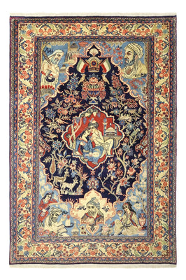 Alfombra persa - Tabriz - 197 x 136 cm - multicolor