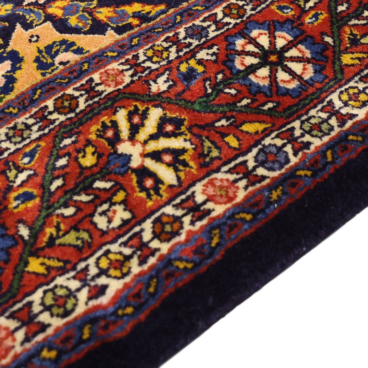 Alfombra persa - Clásica - 158 x 104 cm - rojo oscuro