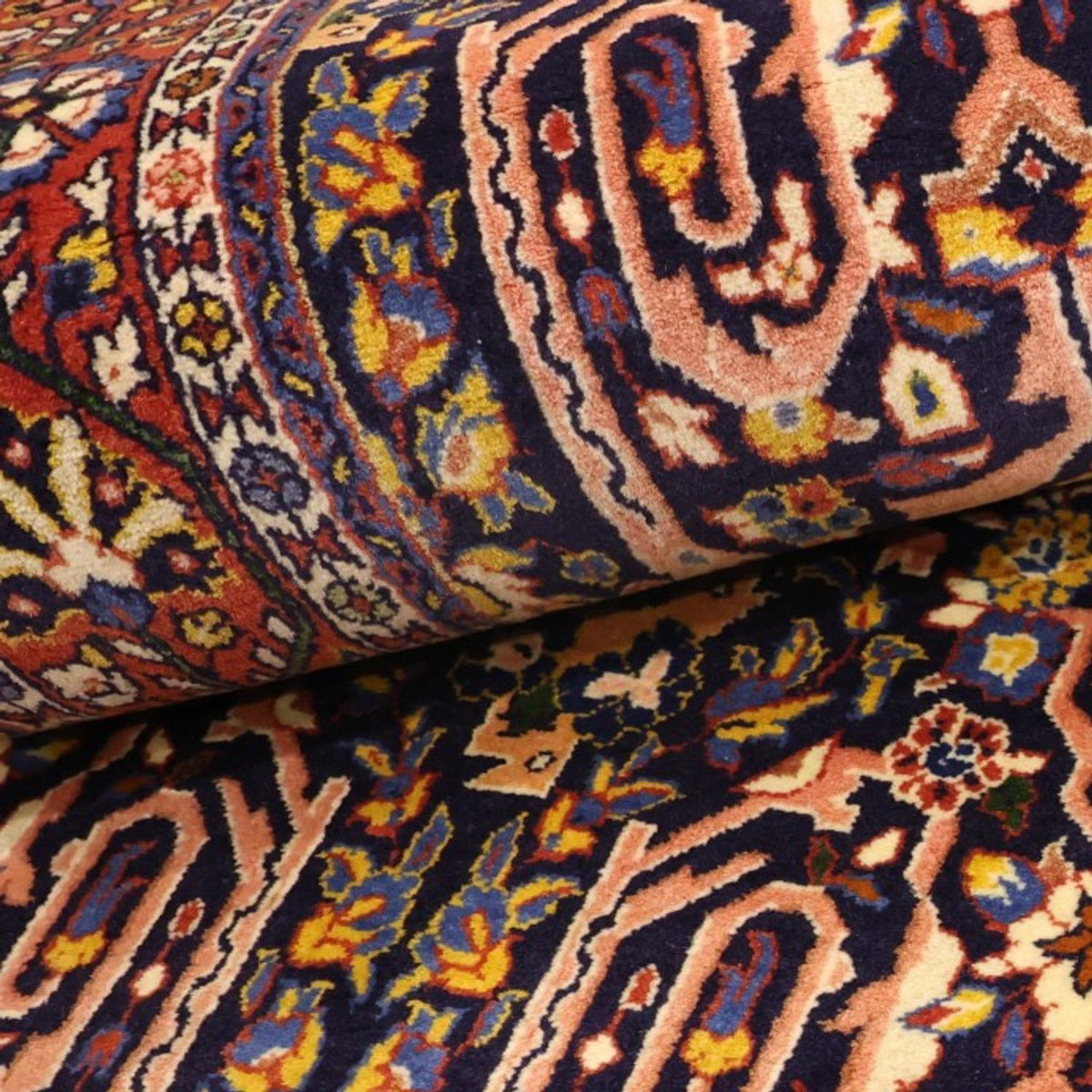 Alfombra persa - Clásica - 158 x 104 cm - rojo oscuro