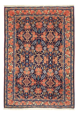 Alfombra persa - Bidjar - Real - 161 x 113 cm - azul oscuro
