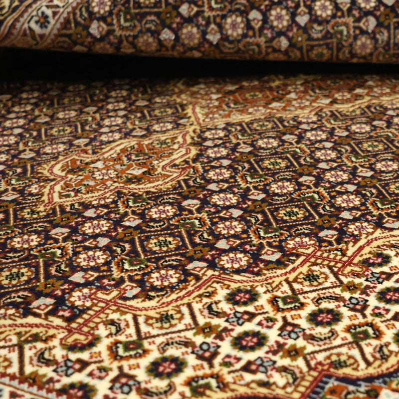 Alfombra Persa - Tabriz - Real - 152 x 104 cm - beige oscuro