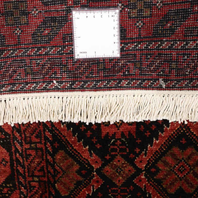 Alfombra de pasillo Alfombra Belutsch - 205 x 105 cm - rojo oscuro