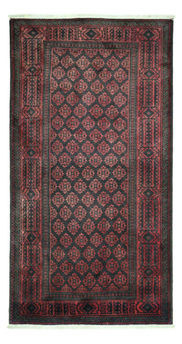 Alfombra de pasillo Alfombra Belutsch - 207 x 111 cm - azul oscuro