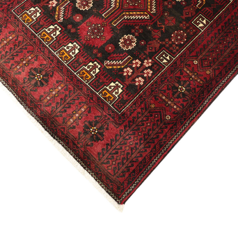 Alfombra de pasillo Alfombra Belutsch - 210 x 105 cm - rojo oscuro