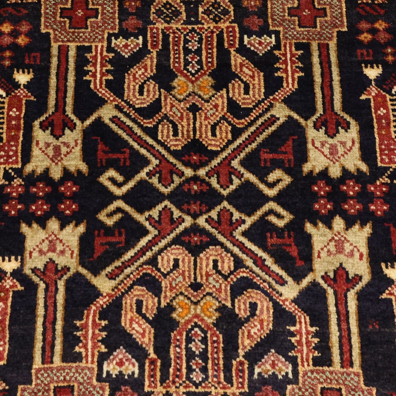 Alfombra de pasillo Alfombra Belutsch - 193 x 100 cm - terracota
