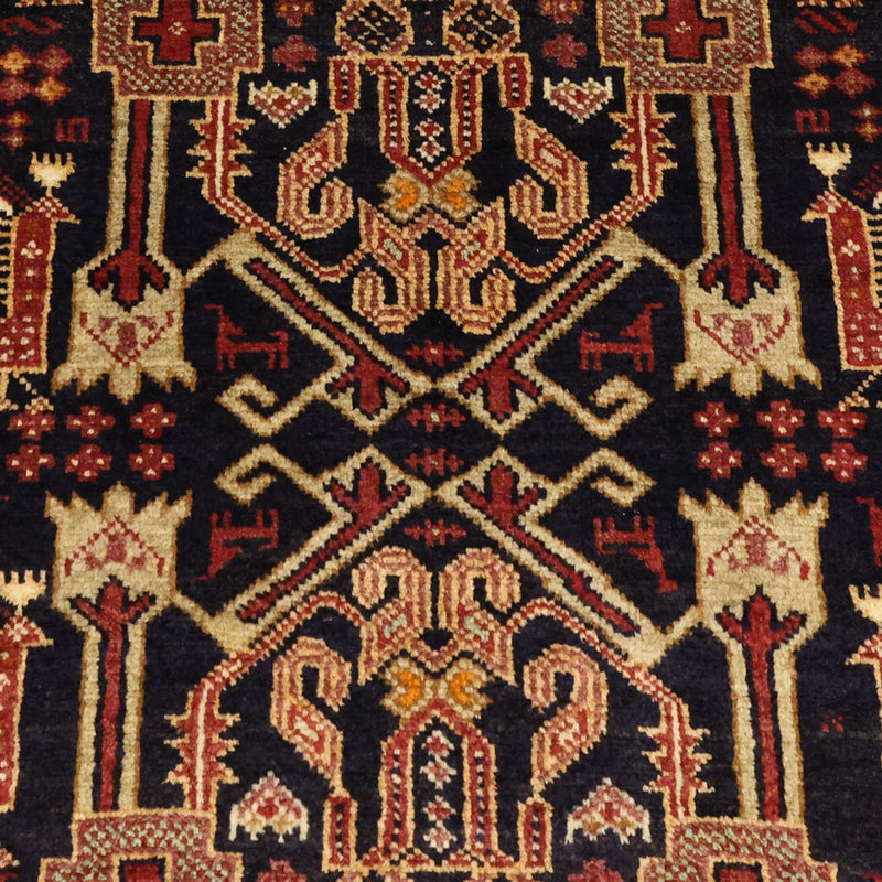 Alfombra de pasillo Alfombra Belutsch - 193 x 100 cm - terracota