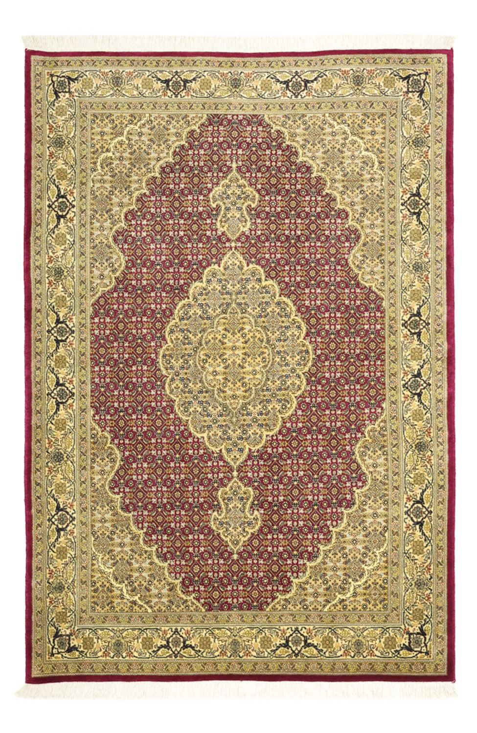 Alfombra Persa - Tabriz - Real - 149 x 99 cm - rojo