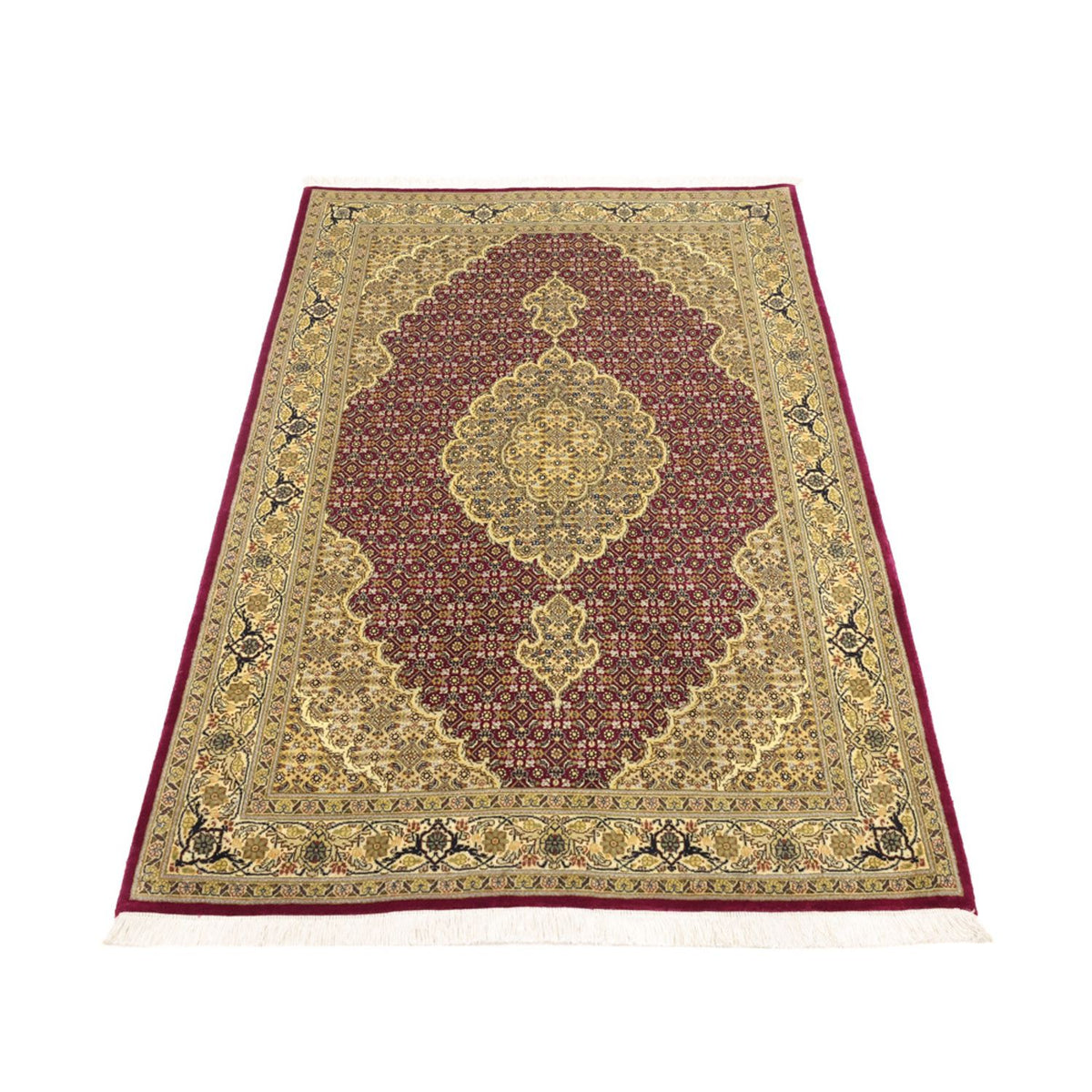 Alfombra Persa - Tabriz - Real - 149 x 99 cm - rojo