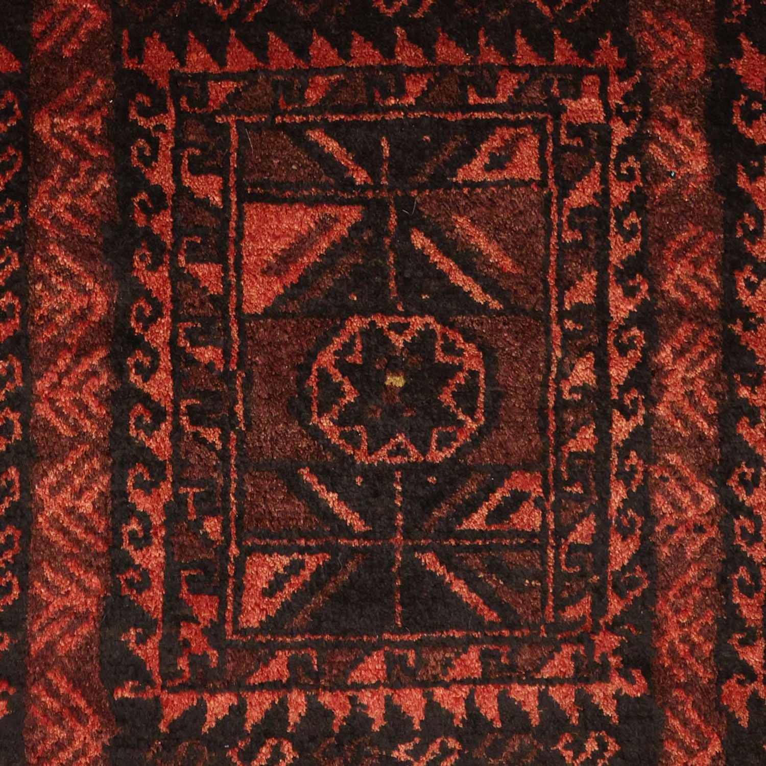 Alfombra Belutsch - 205 x 117 cm - rojo oscuro