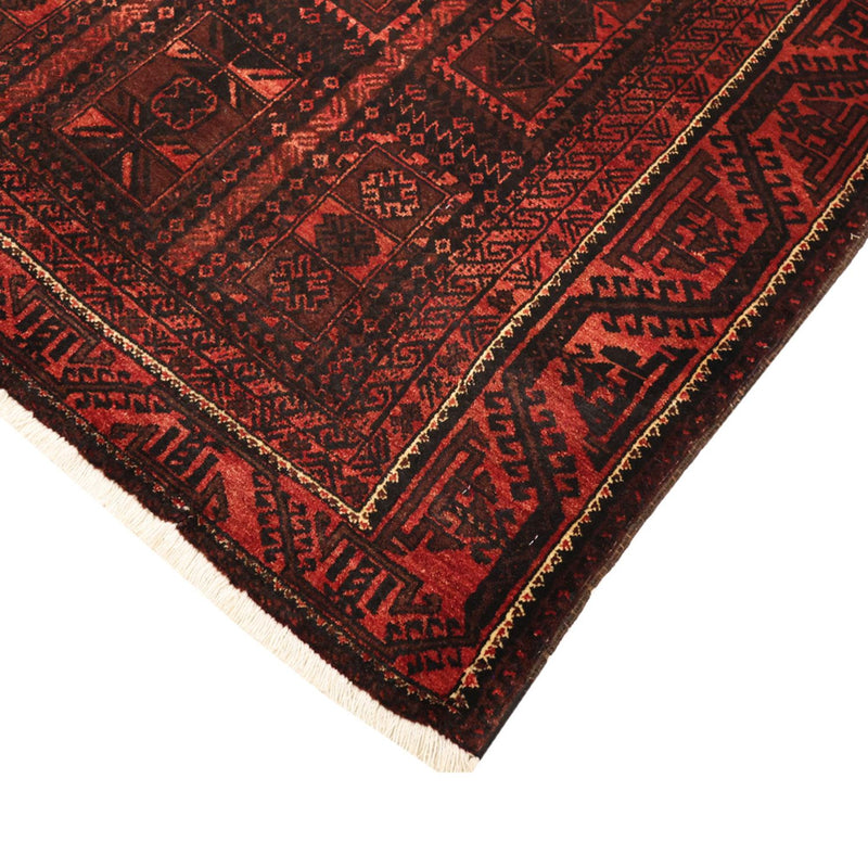 Alfombra Belutsch - 205 x 117 cm - rojo oscuro