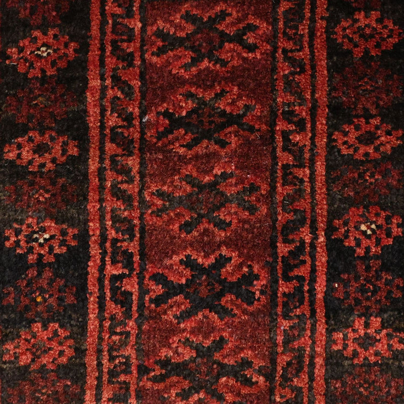 Alfombra Belutsch - 188 x 113 cm - rojo oscuro
