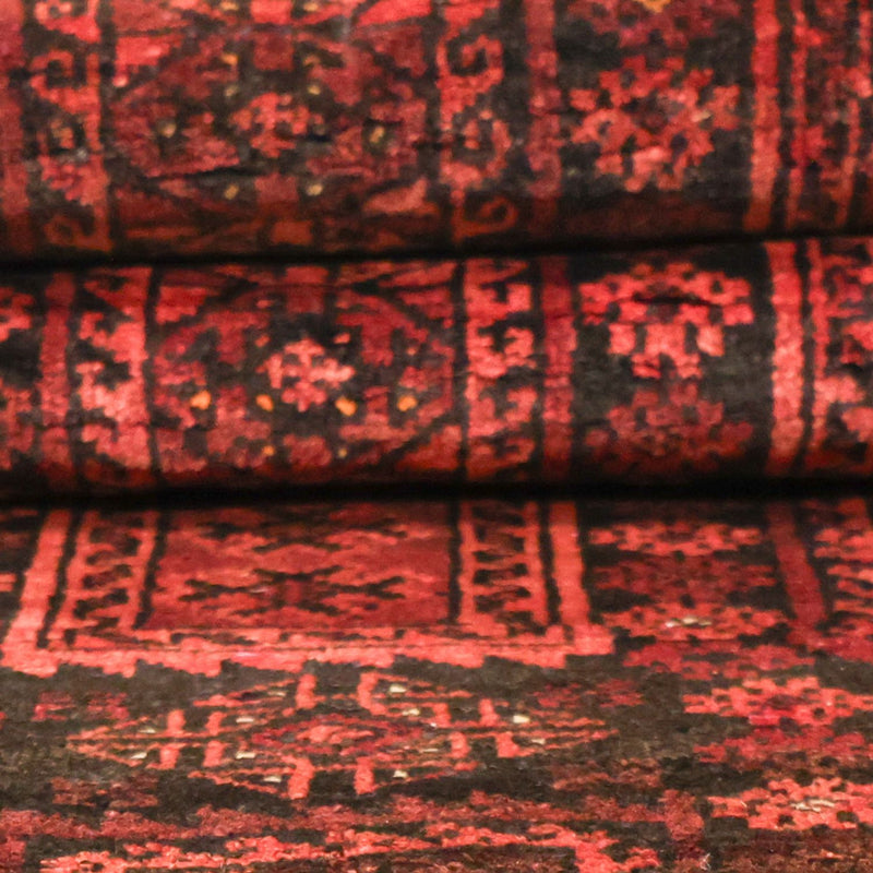 Alfombra Belutsch - 188 x 113 cm - rojo oscuro
