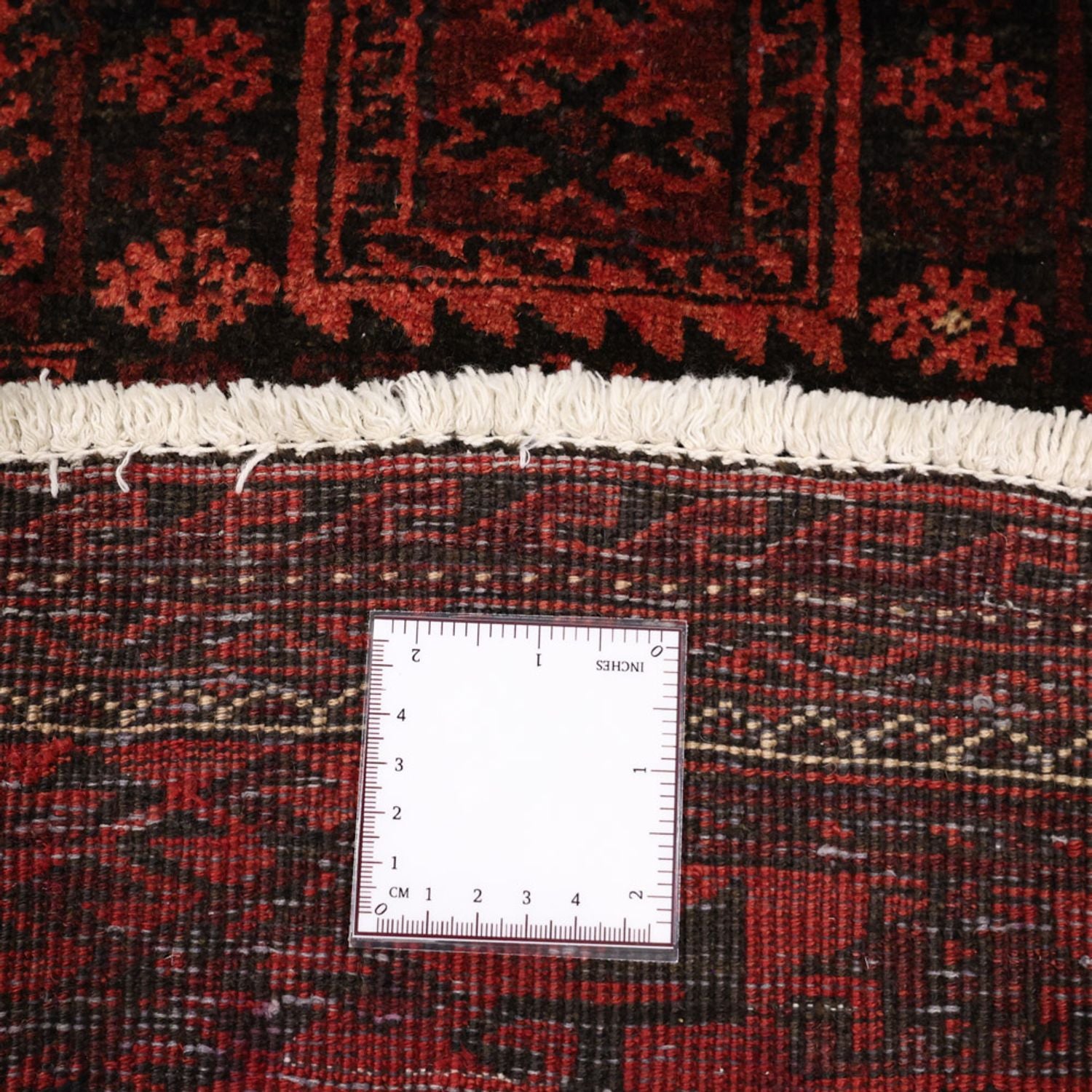 Alfombra Belutsch - 188 x 113 cm - rojo oscuro