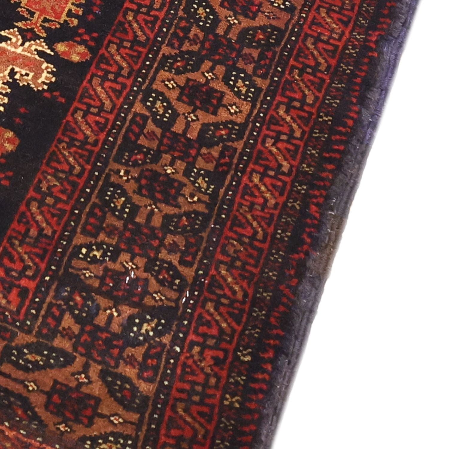 Alfombra de pasillo Alfombra Belutsch - 212 x 102 cm - beige oscuro