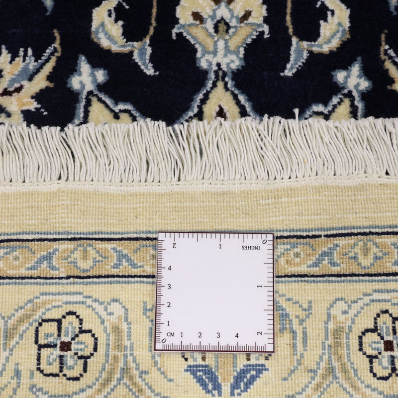 Alfombra Persa - Nain - Real - 152 x 87 cm - azul oscuro