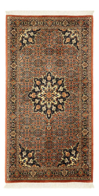 Alfombra persa - Bidjar - 136 x 70 cm - beige oscuro
