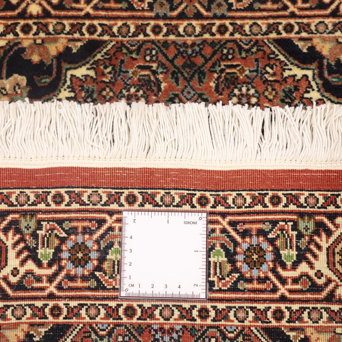 Alfombra persa - Bidjar - 140 x 69 cm - beige oscuro