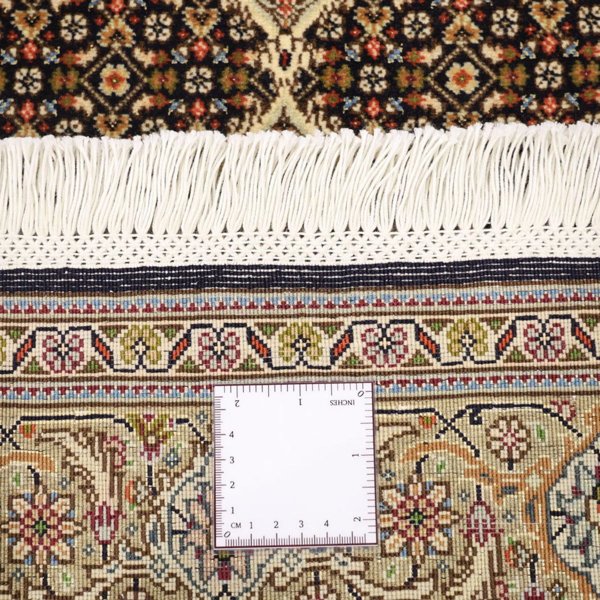 Alfombra Persa - Tabriz - Real - 154 x 102 cm - beige oscuro