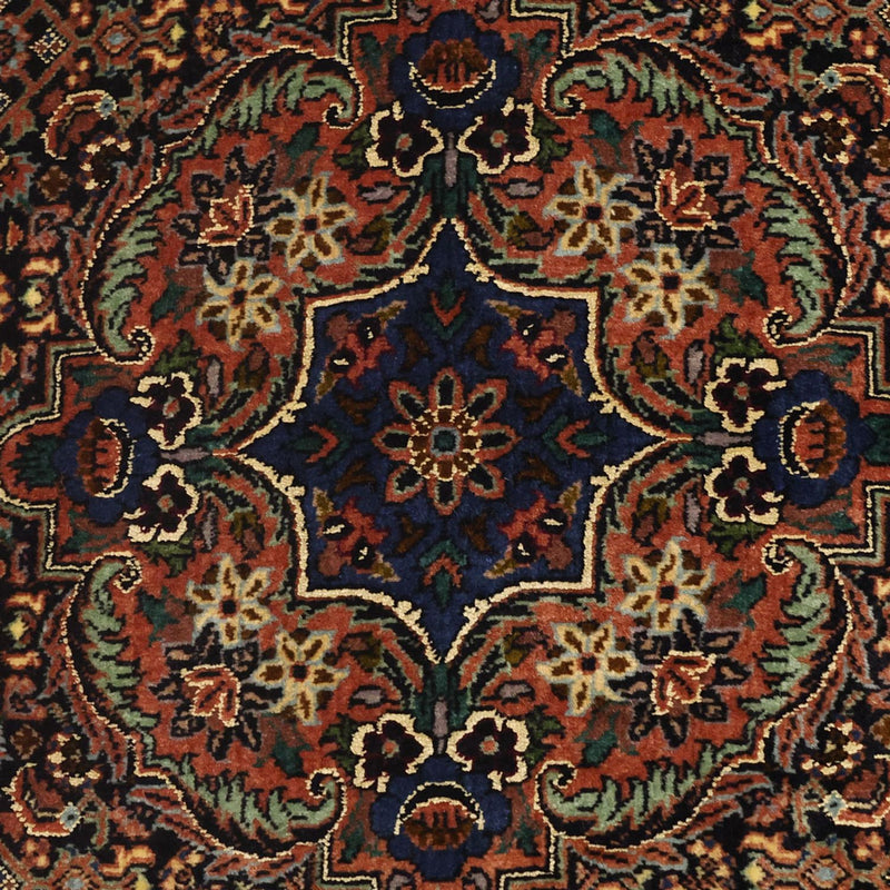 Alfombra persa - Bidjar - 147 x 69 cm - beige oscuro