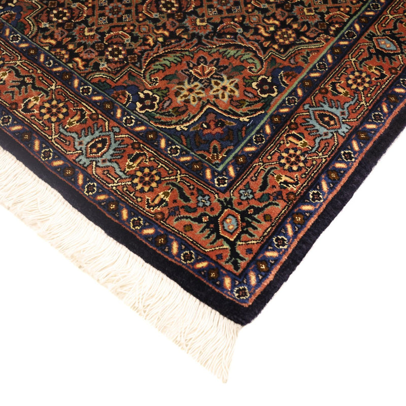 Alfombra persa - Bidjar - 147 x 69 cm - beige oscuro