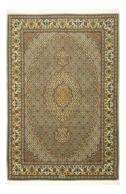 Alfombra Persa - Tabriz - Real - 149 x 100 cm - verde oliva