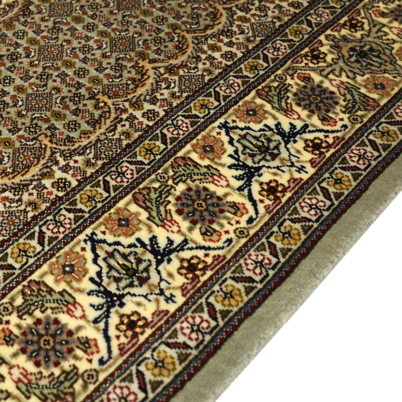 Alfombra Persa - Tabriz - Real - 149 x 100 cm - verde oliva